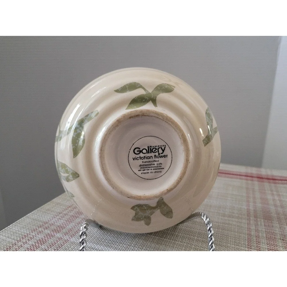 Victorian Flower Deep Cereal Bowl‎ by Tabletops Gallery